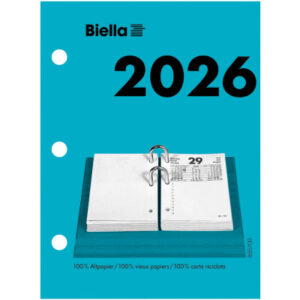 BIELLA    Umlegeblock               2026 885700000 1T/1S grau/schwarz ML 8x10.8cm