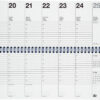 BIELLA    Pultkalender Longatti     2026 886271020 1W/2S Wire-O sw ML 29.8x11.7cm – Bild 2