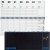 BIELLA    Pultkalender Longatti     2026 886271020 1W/2S Wire-O sw ML 29.8x11.7cm – Bild 3