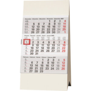 BIELLA    Pultkalender Desktop      2026 887021000 3M/1S Peak weiss ML   9.7x12cm