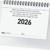 BIELLA    Pultkalender Desktop      2026 887061000 1M/1S Basic ws ML  14.8x10.5cm