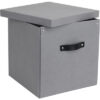 BIGSO BOX Aufbewahrungsbox Logan 154133L03 grau            31.5x31.5x31cm – Bild 2