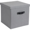BIGSO BOX Aufbewahrungsbox Logan 154133L03 grau            31.5x31.5x31cm