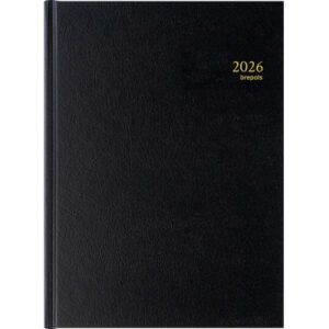 BREPOLS   Agenda Bremax 1 Santex    2026 26.3.0002 1T/1S schwarz          21x29cm