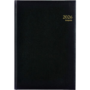 BREPOLS   Agenda Omega Lima Kul.    2026 26.3.0013 1W/2S schwarz          21x29cm