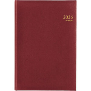 BREPOLS   Agenda Omega Lima Kul.    2026 26.3.0014 1W/2S bordeaux         21x29cm