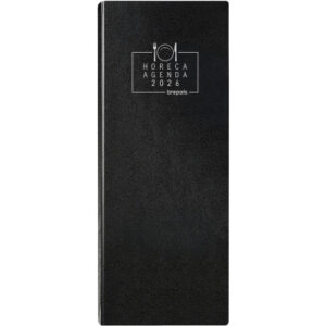 BREPOLS   Agenda HORECA Lima        2026 26.3.1338 1T/2S schwarz      14.3x32.5cm