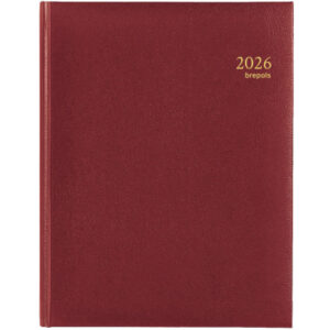 BREPOLS   Agenda Timing Lima Kul.   2026 26.3.0055 1W/2S bordeaux         17x22cm