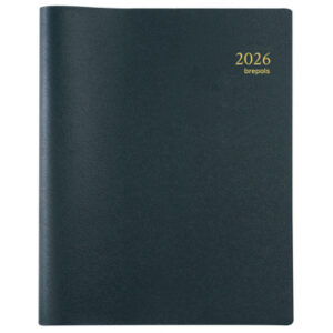 BREPOLS   Agenda Timing Genova      2026 26.3.0059 1W/2S schwarz          17x22cm