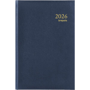 BREPOLS   Agenda Saturnus Lima Ku.  2026 26.3.0081 1T/1S blau           13.5x21cm