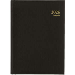 BREPOLS   Agenda Euro Lima          2026 26.3.0088 1T/1S schwarz        14.8x21cm