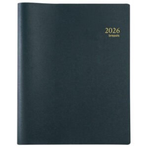 BREPOLS   Agenda Omega 27 Genova    2026 26.3.0095 1W/2S schwarz          21x27cm