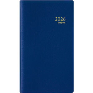 BREPOLS   Agenda Interplan Genova   2026 26.3.1282 1W/1S blau           10x16.5cm