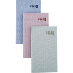 BREPOLS   Agenda Interplan Toile    2026 26.3.1409 1W/2S ass.              9x16cm