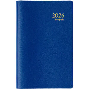 BREPOLS   Agenda Delta Genova       2026 26.3.1251 1W/1S blau            9x12.5cm