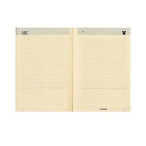 BREPOLS   Adressregister chamois 26.3.0260 8.5x12cm              8.5x12cm