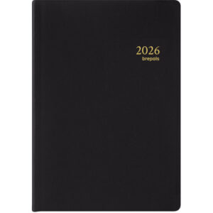 BREPOLS   Agenda Armada 931 Seta    2026 26.3.0273 1W/2S schwarz       6.8x10.2cm