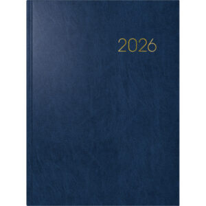 BRUNNEN   Buchkalender              2026 079760306 1W/2S blau ML          17x24cm