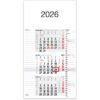 BÜHNER    3-Monatskalender          2026 M3KPNBL-R ML                     30x56cm