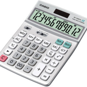 CASIO     Tischrechner ECO DF-120ECO 12-Stellig, Solar/Batterie