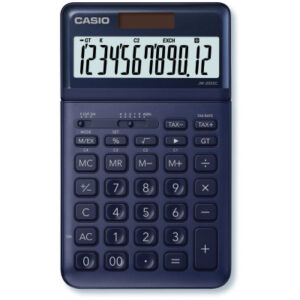CASIO     Tischrechner JW200SCNY 12-stellig          dunkelblau