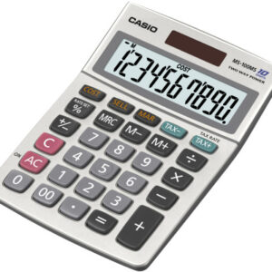 CASIO     Tischrechner MS-100MS  silber