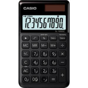 CASIO     Taschenrechner BIC SL1000SCB 10-stellig             schwarz
