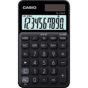CASIO     Taschenrechner SL310UCBK 10-stellig             schwarz