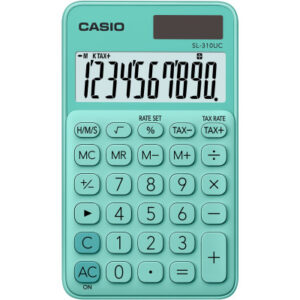 CASIO     Taschenrechner SL310UCGN 10-stellig                grün