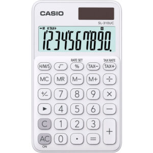 CASIO     Taschenrechner SL310UCWE 10-stellig               weiss