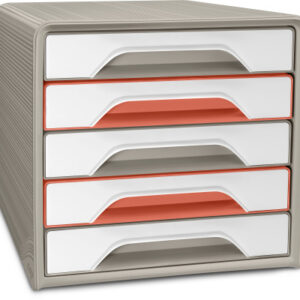CEP       Schubladenbox Smoov TerraNova 7-111     5 Schubl.sand/terracotta/weiss