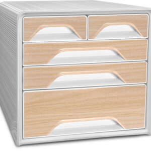 CEP       Schubladenbox Smoove Silva 7-213     5 Schubladen       weiss/buche