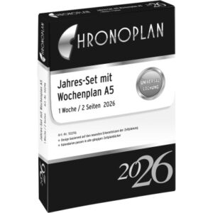 CHRONOPLA Jahres-Set Wochenplan     2026 50296Z.26 1W/2S                       A5