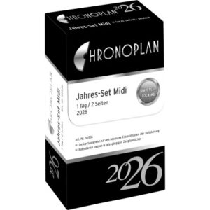 CHRONOPLA Jahres-Set Tagesplan      2026 50536Z.26 1T/1S                     Midi