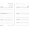 CHRONOPLA Chronobook Black&White    2026 50966Z.26 1W/2S schwarz SC          Mini – Bild 4