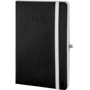 CHRONOPLA Chronobook Black&White    2026 50966Z.26 1W/2S schwarz SC          Mini