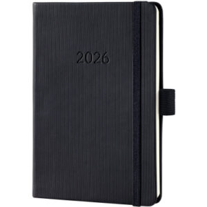 CONCEPTUM Wochenkalender            2026 C2613     1W/2S schwarz      15.1x10.8cm