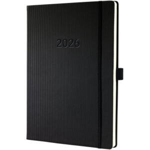 CONCEPTUM Wochenkalender            2026 C2618     1W/2S schwarz      31.5x22.5cm