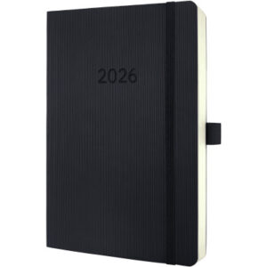 CONCEPTUM Tageskalender             2026 C2620     1T/1S schwarz        21x13.5cm