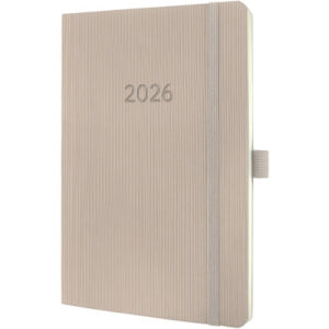CONCEPTUM Wochenkalender            2026 C2630     1W/2S taupe          21x13.5cm