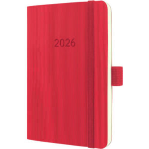 CONCEPTUM Wochenkalender            2026 C2635     1W/2S rot             14x9.3cm