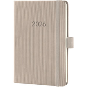 CONCEPTUM Wochenkalender            2026 C2661     1W/2S taupe        15.1x10.8cm