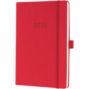 CONCEPTUM Wochenkalender            2026 C2664     1W/2S rot          21.3x14.8cm