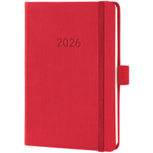 CONCEPTUM Wochenkalender            2026 C2665     1W/2S rot          15.1x10.8cm