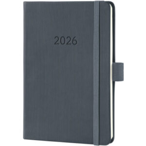 CONCEPTUM Wochenkalender            2026 C2667     1W/2S dunkelgrau   15.1x10.8cm
