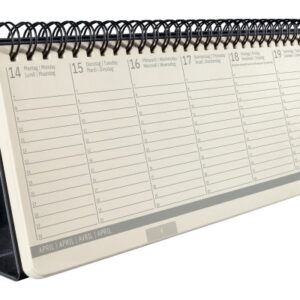 CONCEPTUM Tischkalender             2026 C2680     1W/2S schwarz        30x14.3cm