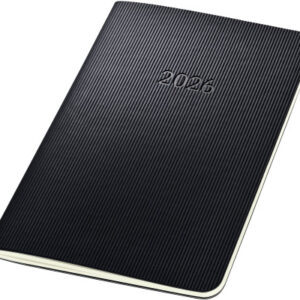 CONCEPTUM Monatskalender            2026 C2685     1M/2S schwarz         14x9.3cm