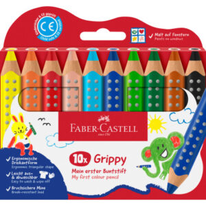 FABER-CA. Farbstifte Grippy 110624    10 Farben