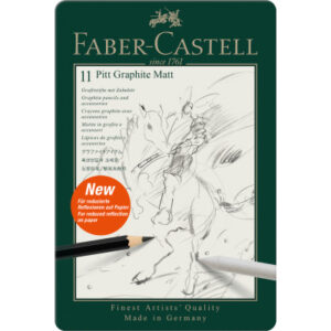 FABER-CA. Pitt Graphite Matt 115220    schwarz                8 Stück