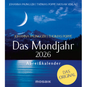GOLDMANN  Abreisskalender Mondjahr  2026 442319978 1T/1S DE             11.5x13cm